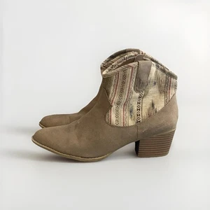 Unlisted By Kenneth Cole Women’s 7.5 ‘It’s A Hit’ Side Zip Fabric Top Bootie - Picture 1 of 8
