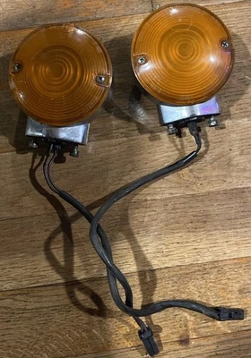 par de intermitentes Harley Davidson/Chris ámbar intermitentes con lente DHD4 Foto 1 de 4