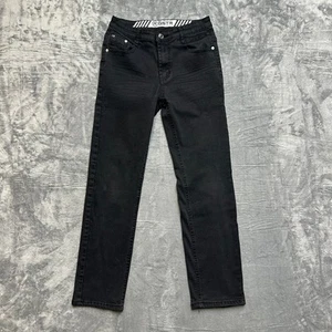 G Star Straight Jeans Boys Youth Size 16 Black Denim - Picture 1 of 6