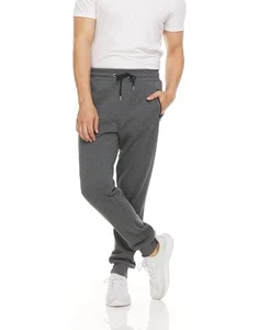 Pure Champ Herren Fleece Workout Jogger Jogginghose, grau, Gr. S, Neu mit Etikett - Bild 1 von 11