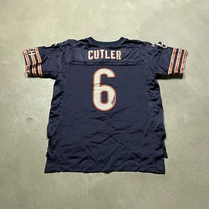 Jay Cutler Jersey Youth M Chicago Bears Reebok Mesh NFL Vtg Boys - Picture 1 of 9