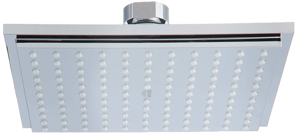 Grohe 26468000 Euphoria Cube 150 Shower Head 1 Spray, Starlight Chrome - Image 1 of 4
