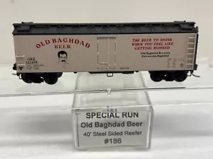 N Scale Kadee Micro Trains MTL Al's Kustom Kars #186 Old Baghdad Beer OBB 121698 - Picture 1 of 4