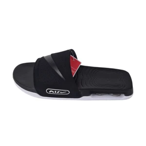 Nike Men's Air Max Cirro Slides DC1460 004 Metallic Silver Fashion Black Sz 8 - Picture 1 of 11