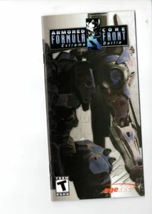Armored Core Formula Front Extreme Battle PSP SOLO MANUALE Autentico - Foto 1 di 1