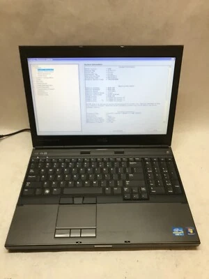 Dell Precision M4600 15" Laptop i7-2640M 2.8GHz 4GB RAM NO HDD/OS AMD FirePro DW - Image 1 of 4