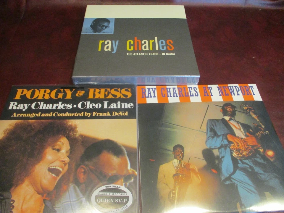 RAY CHARLES LIMITED EDITION 180 GRAM AUDIOPHILE MONO BOX SET + 200G PORGY + LIVE - Image 1 of 1