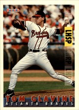 1995 Bazooka Atlanta Braves Baseball Card #97 Tom Glavine