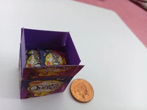 1/12 Scale: Opened Box Spooky Quavers Crisps dollshouse display miniatures - Picture 1 of 2