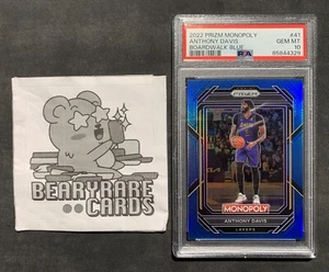 2022 Prizm Monopoly Anthony Davis Blue Boardwalk 02/15 PSA 10 💎 Pop 1 #41 - Bild 1 von 2