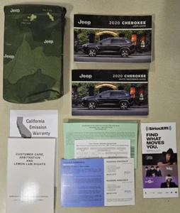 2020 Jeep Cherokee User Guide, Owner Manual Supplements ~ OEM Original ~ - Picture 1 of 5