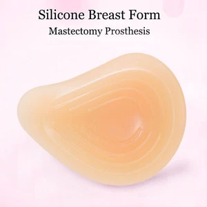 Mastectomy Prosthesis Armpit Silicone Breast Form Bra Pad Fake Boob 1 Piece - Picture 1 of 9