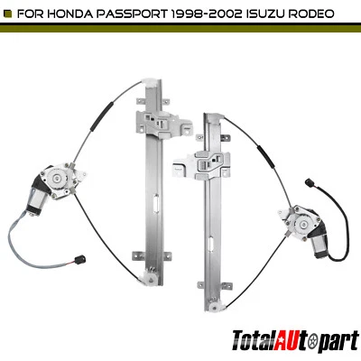 Regulador de ventana eléctrica con motor para Honda Passport 98-02 Isuzu delantero derecho y derecho Foto 1 de 4