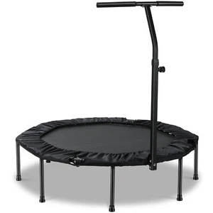Fitness Trampolin Ø128cm Sport Jumper mit Griff bis 150kg Gummiseil Leise TÜV CE - Bild 1 von 10