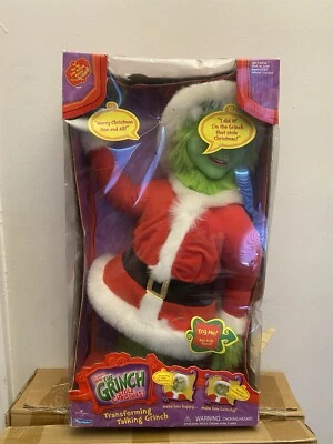 Dr Suess How The Grinch Stole Christmas Transforming Talking Plush Doll 2000 - Image 1 of 4
