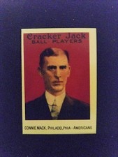 1993 Cracker Jack 1915 Anniversary Baseball Card # 10 Connie Mack