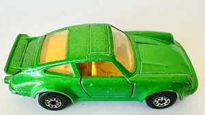Matchbox 75 Porsche Turbo #3 1978 Lesney England Doors Open Green 2.75” Length - Picture 1 of 5