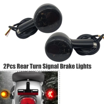 Rear Turn Signals Brake LED Light Fit For Harley Davidson Sportster XL883 XL1200 - Image 1 of 4