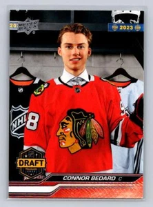 2023-24 Upper Deck ES #740 Connor Bedard -Draft Day-Chicago Blackhawks - Picture 1 of 2