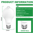 Led Pir Auto Motion Sensor Light Bulb 5/9/12/15w(eq.50/90/120/150w)energy Saving