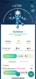 Pokemon Shiny Xurkitree - COMERCIO 1M Stardust - Imagen 1 de 1