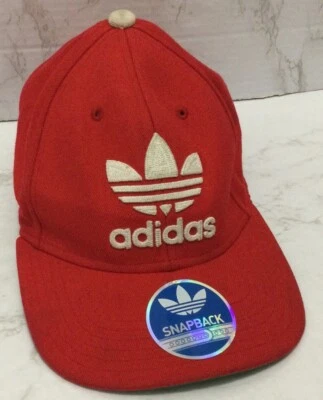 Adidas Hat Trucker Snapback Red White Adjustable  - Image 1 of 4