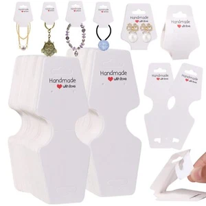 200 Piezas Pulsera Exhibición Tarjetas Collar Soporte Joyería Embalaje Venta Tarjetas - Imagen 1 de 5