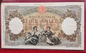 Italia 1000 Lire Regine Del Mare Fascio 12.12.1934 - Bild 1 von 2