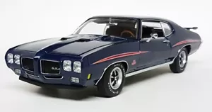 GMP Scala 1/18 Diecast - 8044 1970 Pontiac GTO Il Giudice Blu Scuro - Foto 1 di 8