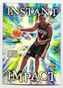 99/00 TOPPS CHROME INSTANT IMPACT REFRACTOR PARALLEL Steve Smith #II8 - Picture 1 of 1