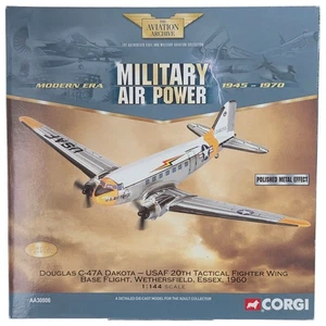 Corgi Diecast Douglas C-47A Dakota USAF 20th TFW 1960 Limited Edition AA30006 - Picture 1 of 4