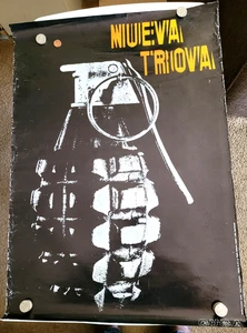 Nueva Trova Kubanisches Poster.Esteban Ayala & Livio Delgado.ca Ende 70er Jahre.Original. - Bild 1 von 4