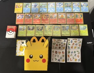 Pokemon 25th Anniversary McDonalds Promo Komplett Set Non-Holo 25 Karten + Extra - Bild 1 von 9