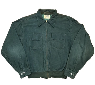 Chaqueta de Pana Vintage Años 50 Pilgrim Sportswear Sears Roebucks Ricky Talla XL Foto 1 de 4