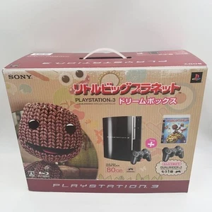 PlayStation 3 CECHL00 LittleBigPlanet 80GB Console Dream Box Black PS3 - Picture 1 of 19