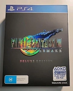 Final Fantasy VII: Remake Deluxe Edition PlayStation 4 PS4 COMPLETE - Picture 1 of 4