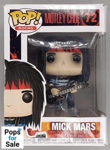 72 Mick Mars - Motley Crue - Rocks- Box Damaged Funko POP - Picture 1 of 2