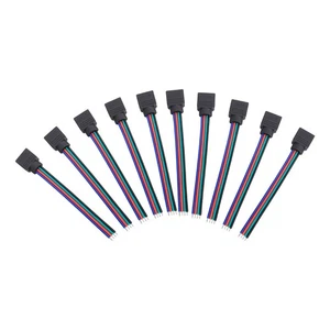 4Pin Male Female Connector Cable Durable Safe For 3528 5050 LED Strip Light - Picture 1 of 7