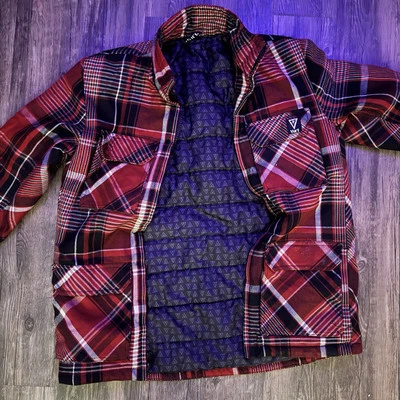 Vurt Men's Plaid Mid- Length Coat Size M Worn maybe 2 times.  - Image 1 of 4