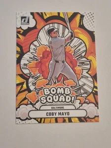 2025 Donruss #19 Coby Mayo Bomb Squad Rookie Baltimore Orioles - Picture 1 of 2