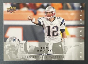 TOM BRADY #87 - 2008 UPPER DECK - FIRST EDITION - NEW ENGLAND PATRIOTS - Picture 1 of 2