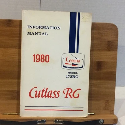 Manual del propietario Cessna Cutlass RG 172RG - 1980 Foto 1 de 4