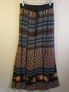 Anthropologie Lapis Damen hoch tailliert geometrisch Blumen Maxirock Gr. M Boho  - Bild 1 von 15