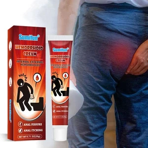 Hemorrhoids Remove Ointment Herbal Cream Relief Piles Reduce Itching Pain I5V2 - Picture 1 of 9