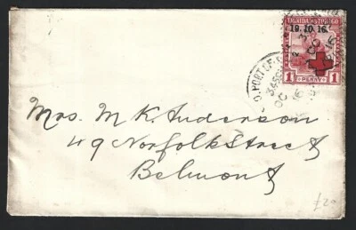 1916 Trinidad & Tobago Red Cross FDC - Изображение 1 из 2