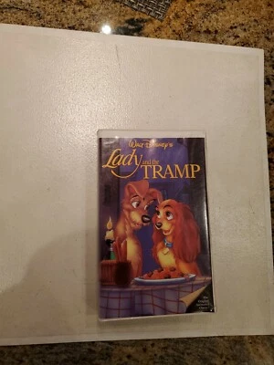 Walt Disney's Lady and the Tramp Black Diamond Classic VHS  0-1225758-203-1 - Image 1 of 4