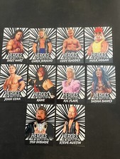 2023 Leaf Wrestling - Heroes of Wrestling 10 Card Set - Hulk Hogan, Ric Flair 🔥