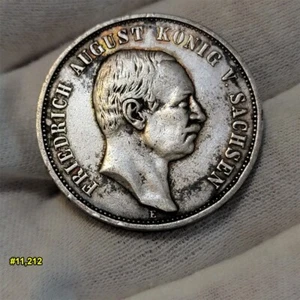 1908 E German States Saxony-Albertine Silver 3 Mark FREDERICK AUGUSTUS III - Picture 1 of 12