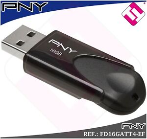 MEMORIA USB PENDRIVE 16GB 2.0 MODELO ATTACHE4 FABRICANTE PNY TOP OFERTA OFERTON
