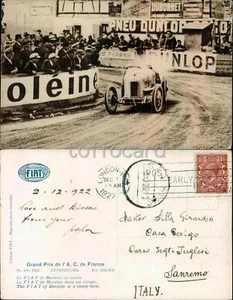 COCHE COCHE FRANCIA-GRAN PREMIO 1922 ESTRASBURGO-FIAT BORDINO-C48-94 - Imagen 1 de 1
